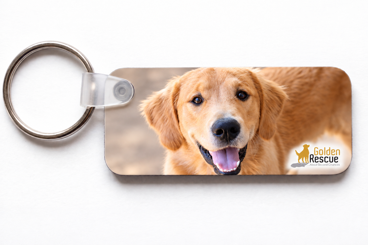 Customizable Rectangular Key Chain