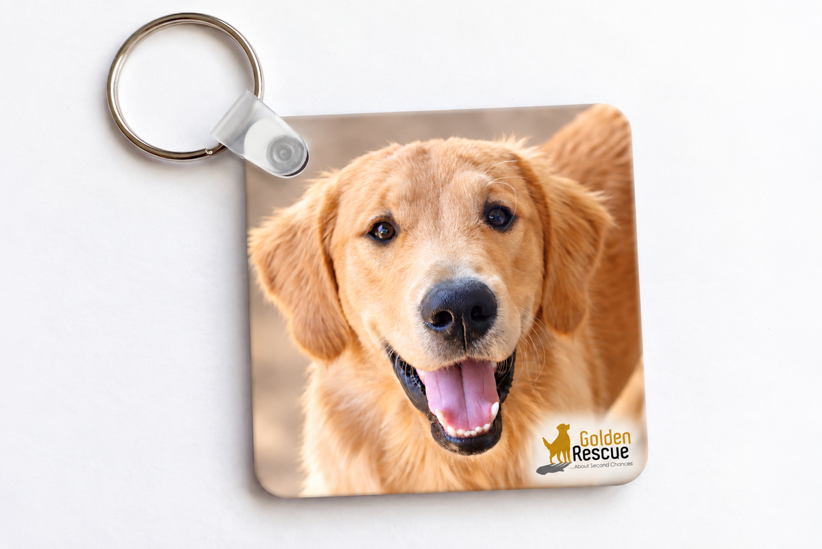 Customizable Square Key Chain