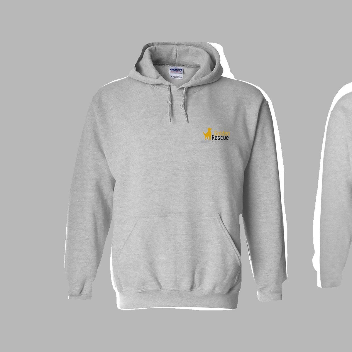 Hoodie, Dog Hair, Light grey, saying close-up