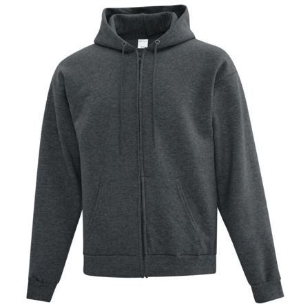 Hoodie - Zipper Embroidered Logo