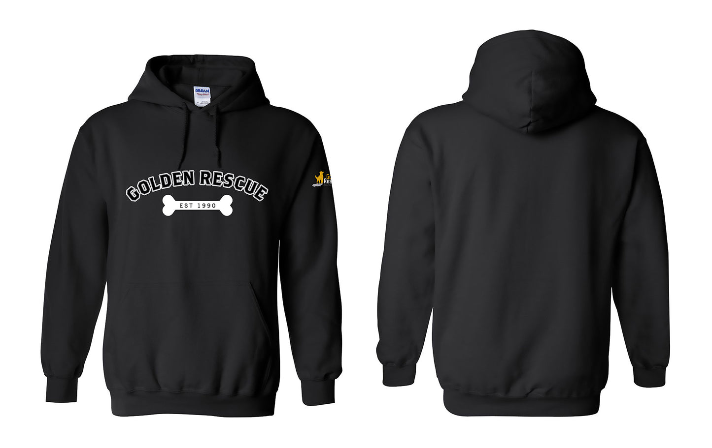 Hoodie - Golden Rescue Bone
