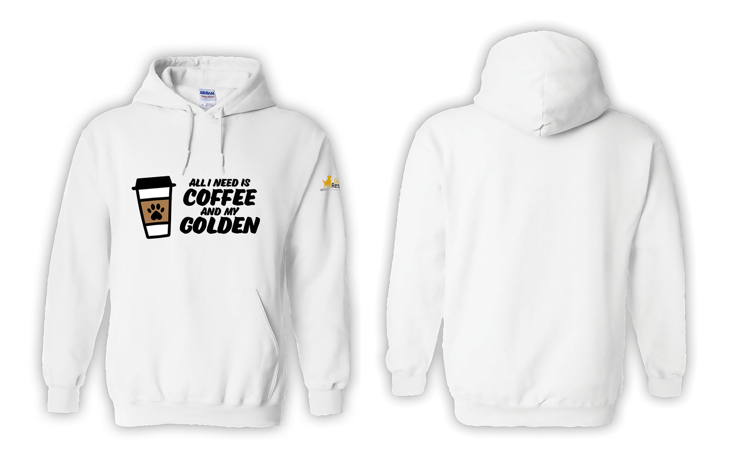 Hoodie - Coffee & Golden