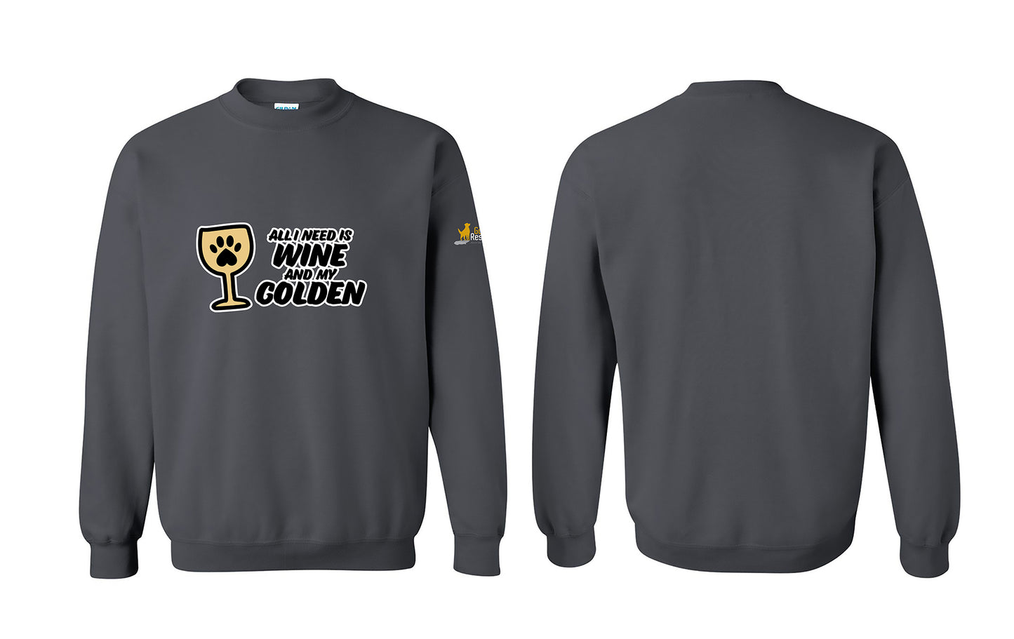 Sweatshirt - Wine & Golden