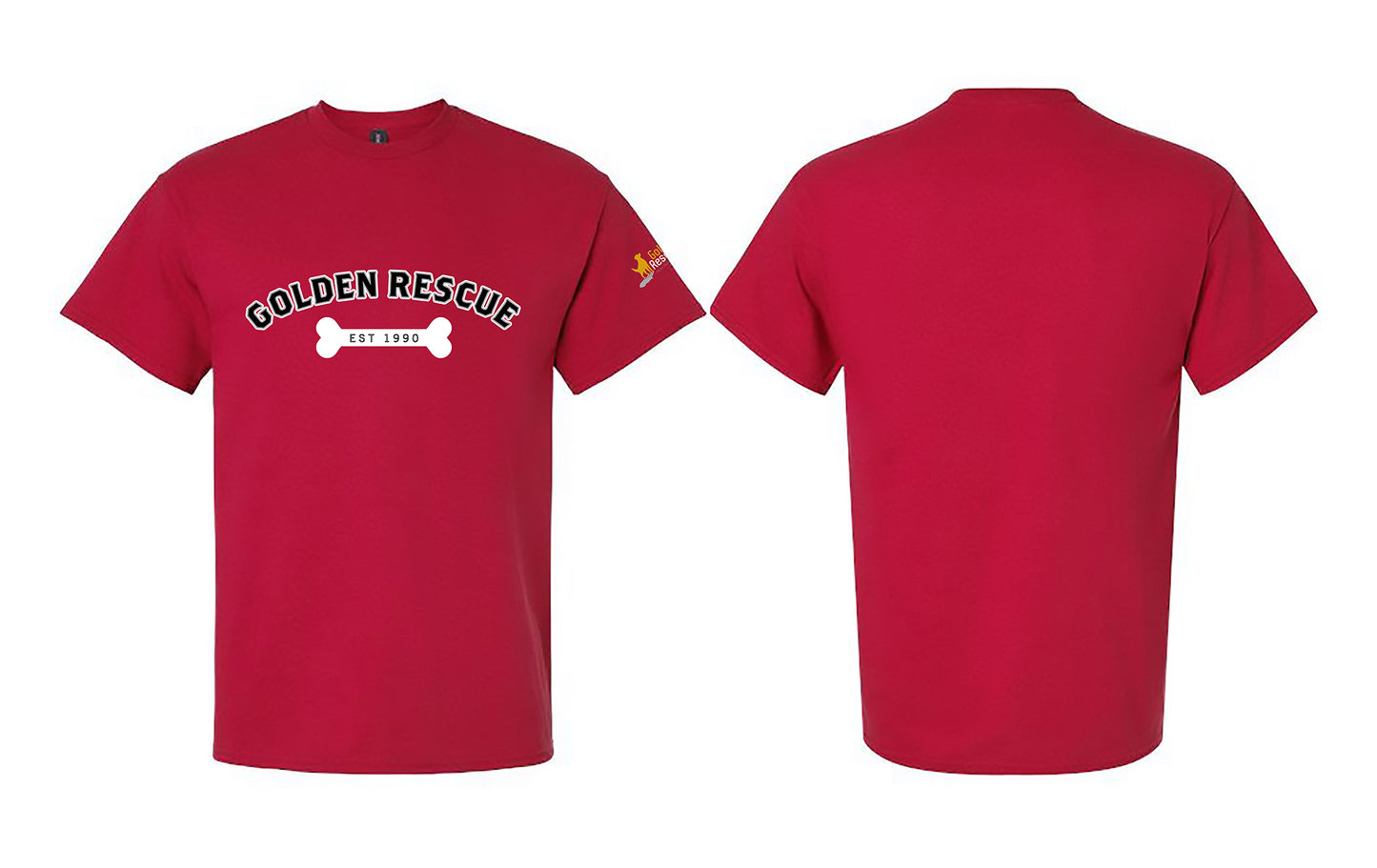T-shirt - Golden Rescue Bone