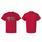 T-shirt - Wine & Golden