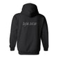 Hoodie, Dog Hair, Black, back