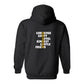 Hoodie, Golden, Black, back