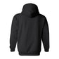 Hoodie, Golden Rescue Crest, Black, back