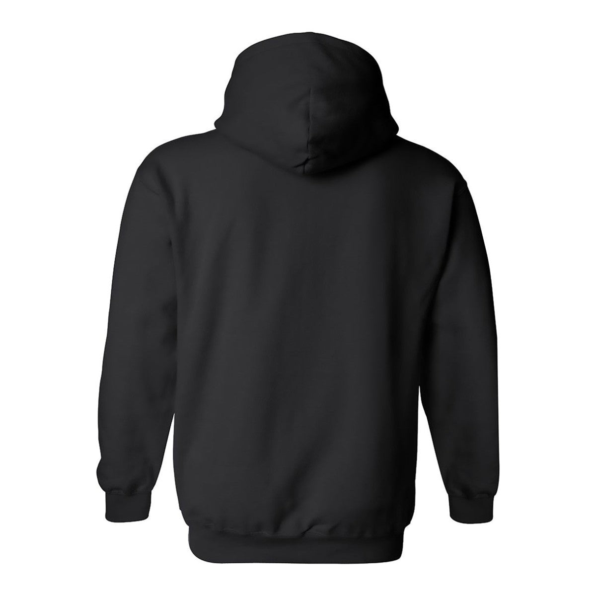 Hoodie, Life Happens, Black, back