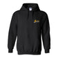 Hoodie, Love My Golden, Black, front