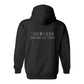 Hoodie, Love My Golden, Black, back