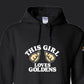 Hoodie, This Girl, Black, saying close-up