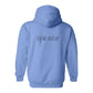 Hoodie, Dog Hair, Blue, back