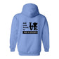 Hoodie, All You Need Is Love, Blue, back