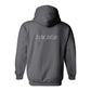 Hoodie, Dog Hair, Grey, back