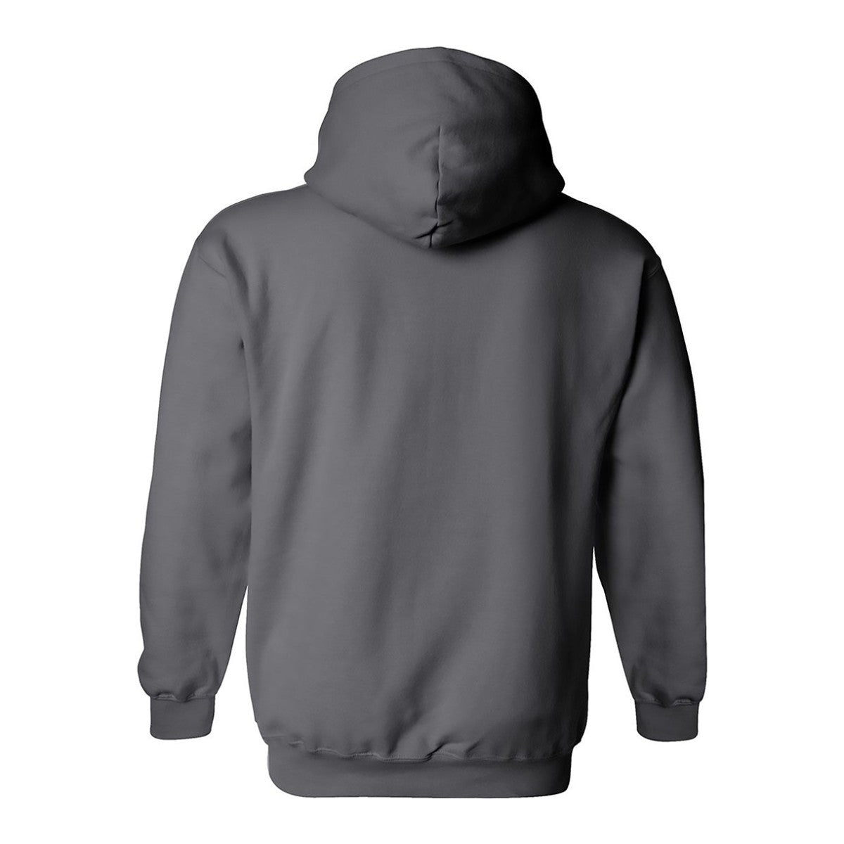 Hoodie, Life Happens, Grey, back