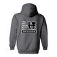 Hoodie, All You Need Is Love, Grey, back