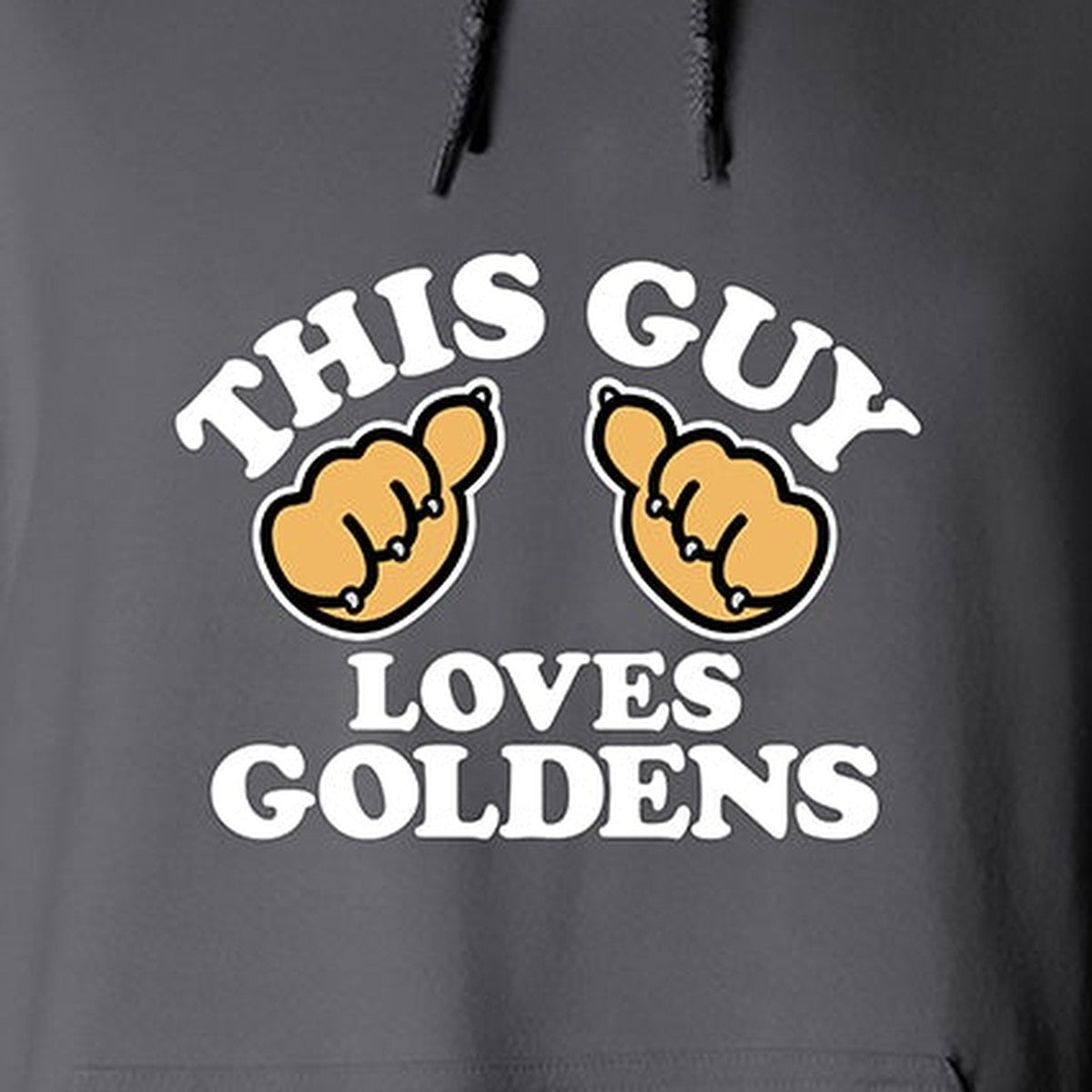 Hoodie, This Guy, Grey, saying close-up