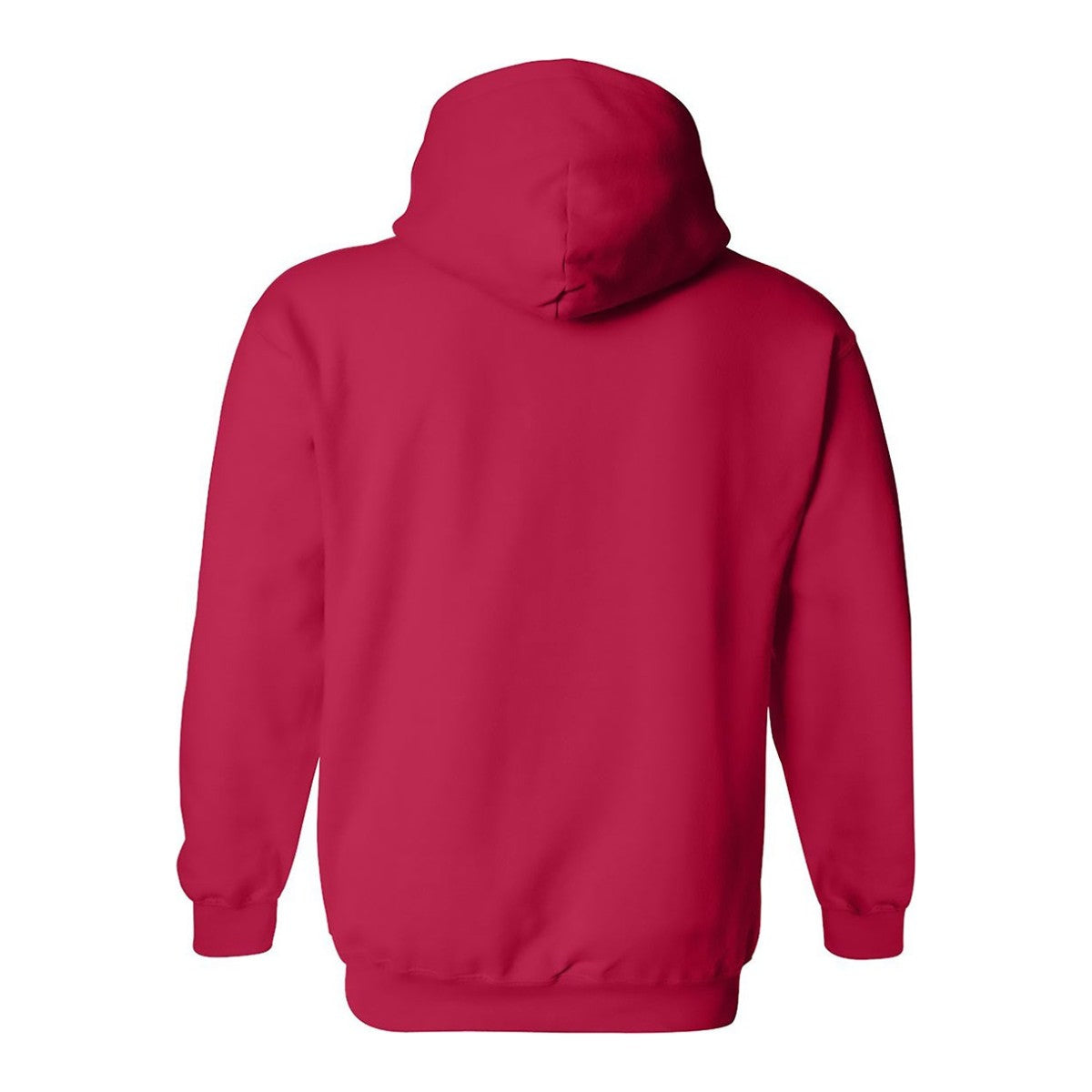 Hoodie, Life Happens, Red, back