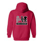 Hoodie, All You Need Is Love, Red, back