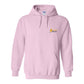 Hoodie, Golden, Pink, front