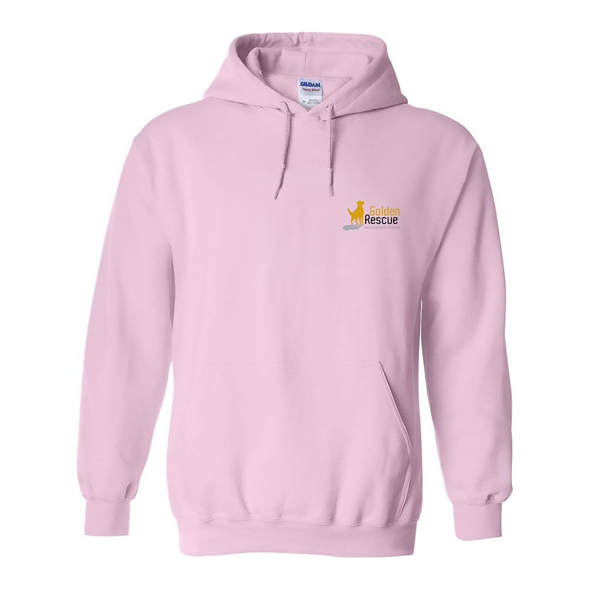 Hoodie, Golden, Pink, front