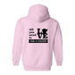 Hoodie, All You Need Is Love, Pink, back