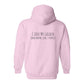 Hoodie, Love My Golden, Pink, back