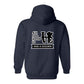 Hoodie, All You Need Is Love, Navy, back