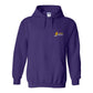 Hoodie, All You Need Is Love, Purple, front