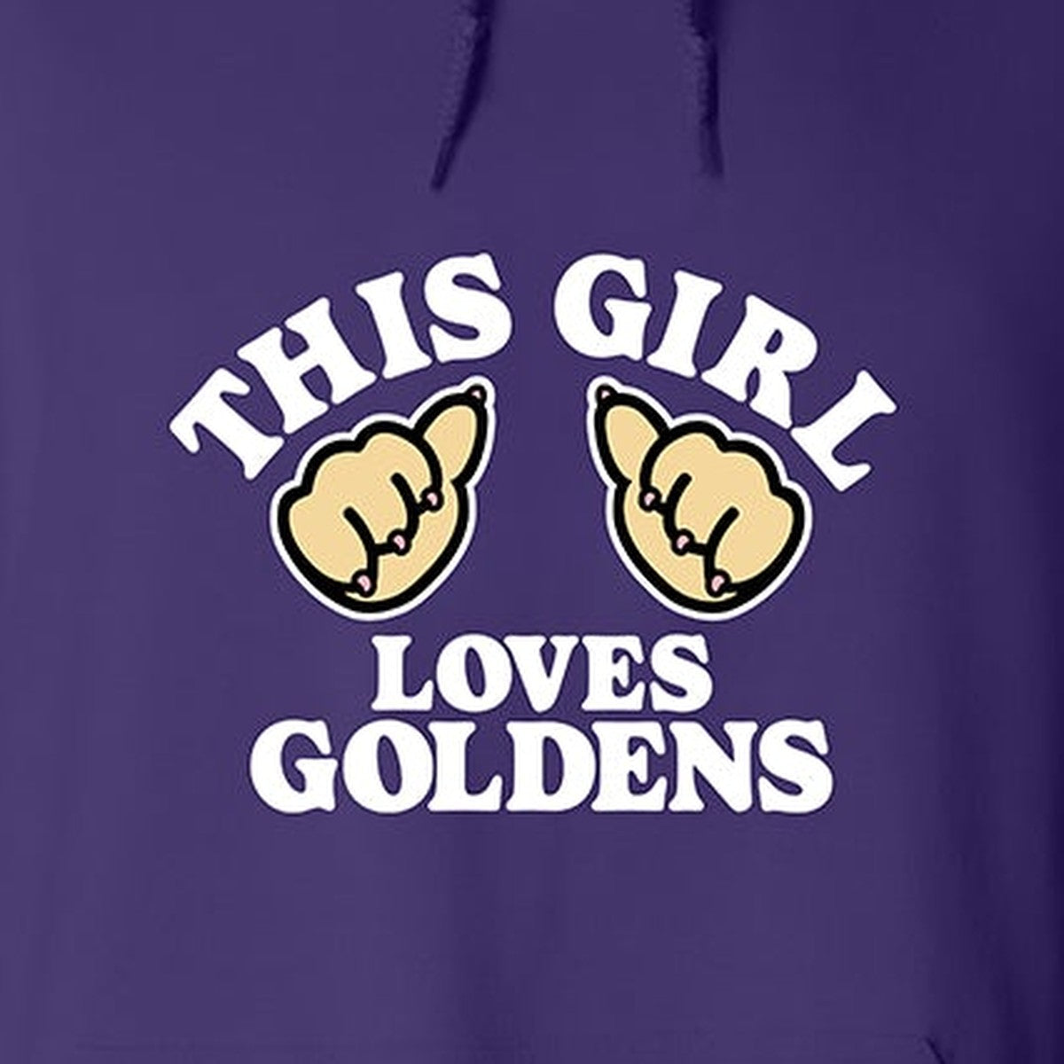 Hoodie, This Girl, Purple, saying close-up