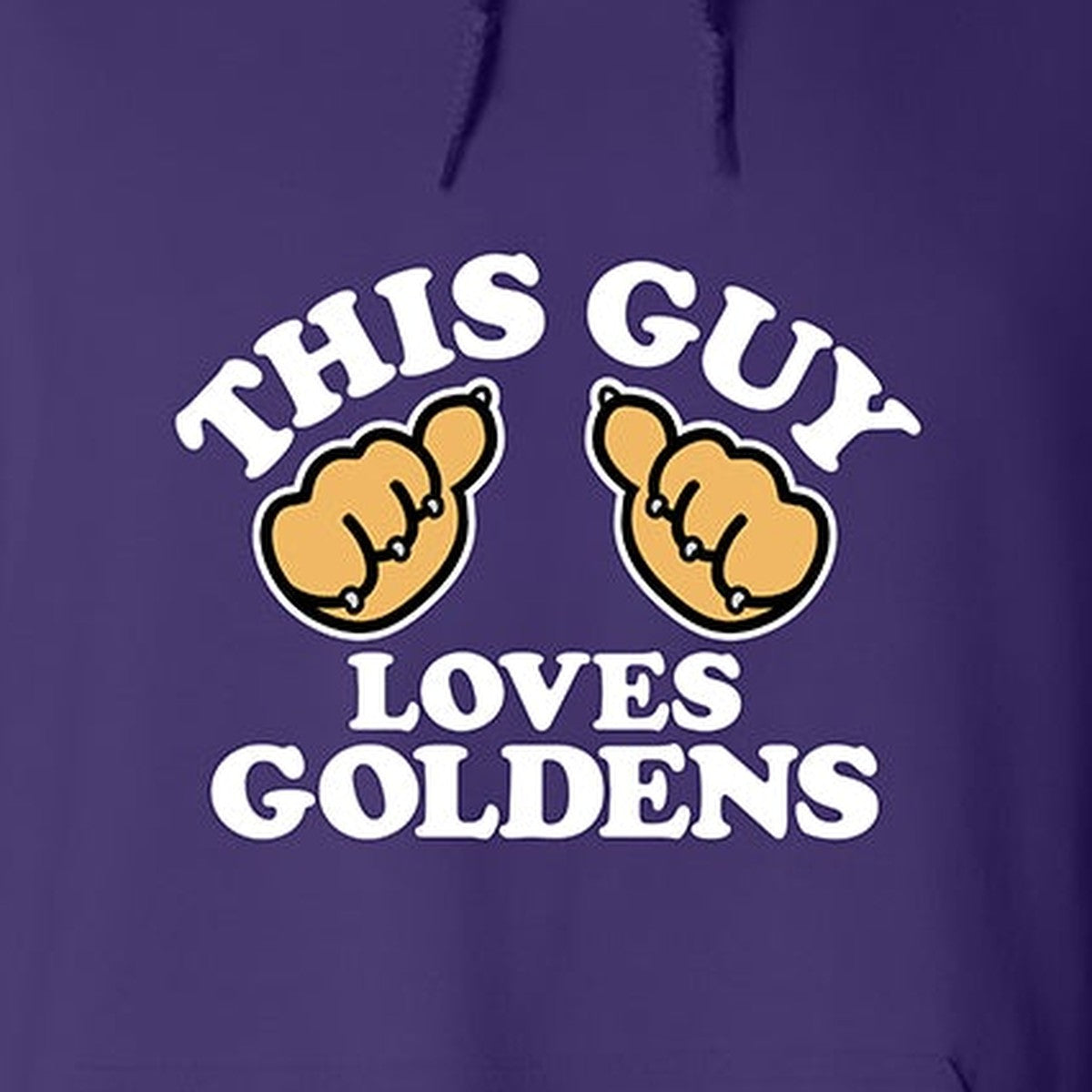 Hoodie, This Guy, Purple, saying close-up