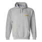 Hoodie, All You Need Is Love, Light grey, front