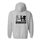 Hoodie, All You Need Is Love, Light grey, back