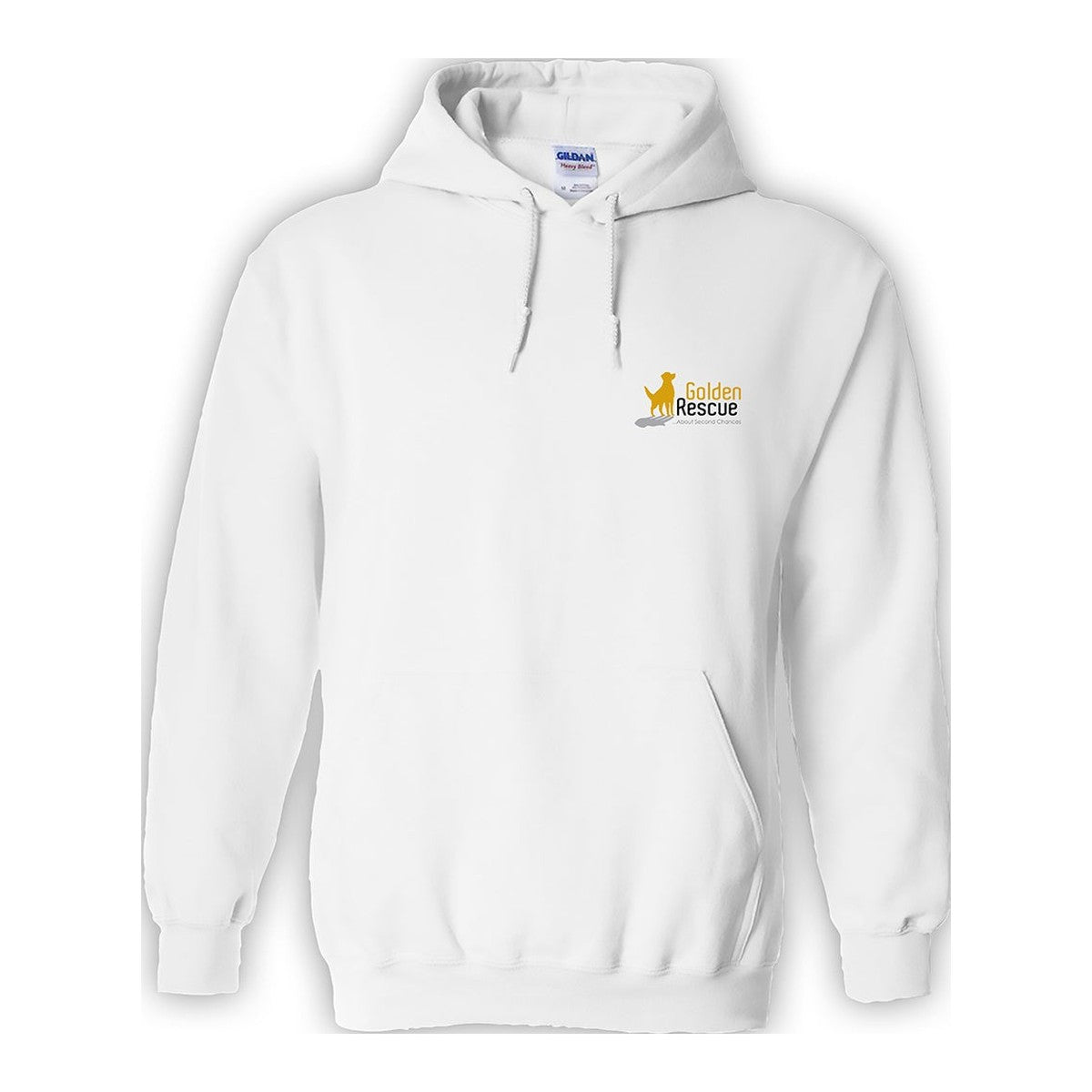 Hoodie, Dog Hair, White, front