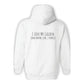 Hoodie, Love My Golden, White, back
