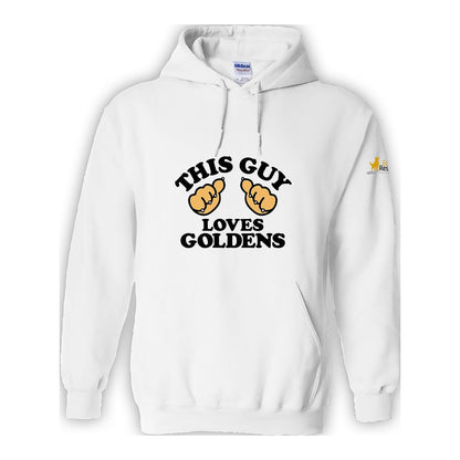 Hoodie, This Guy, White, front
