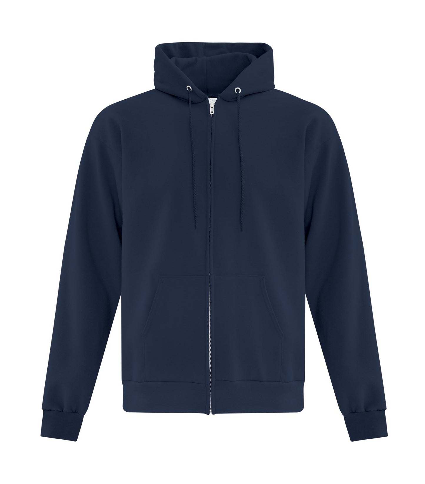 Hoodie - Zipper Embroidered Logo