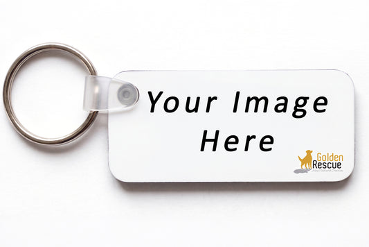 Customizable Rectangular Key Chain