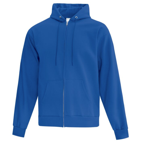 Hoodie - Zipper Embroidered Logo