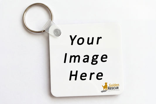 Customizable Square Key Chain