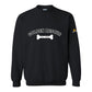 Sweatshirt, Golden Rescue Bone, Black, front