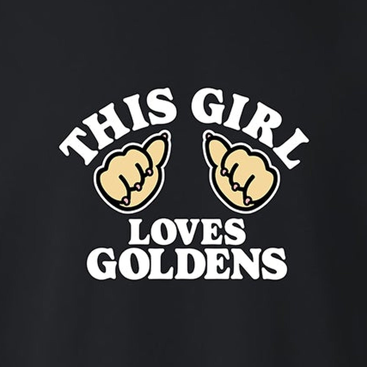 Sweatshirt, This Girl, Black, saying close-up