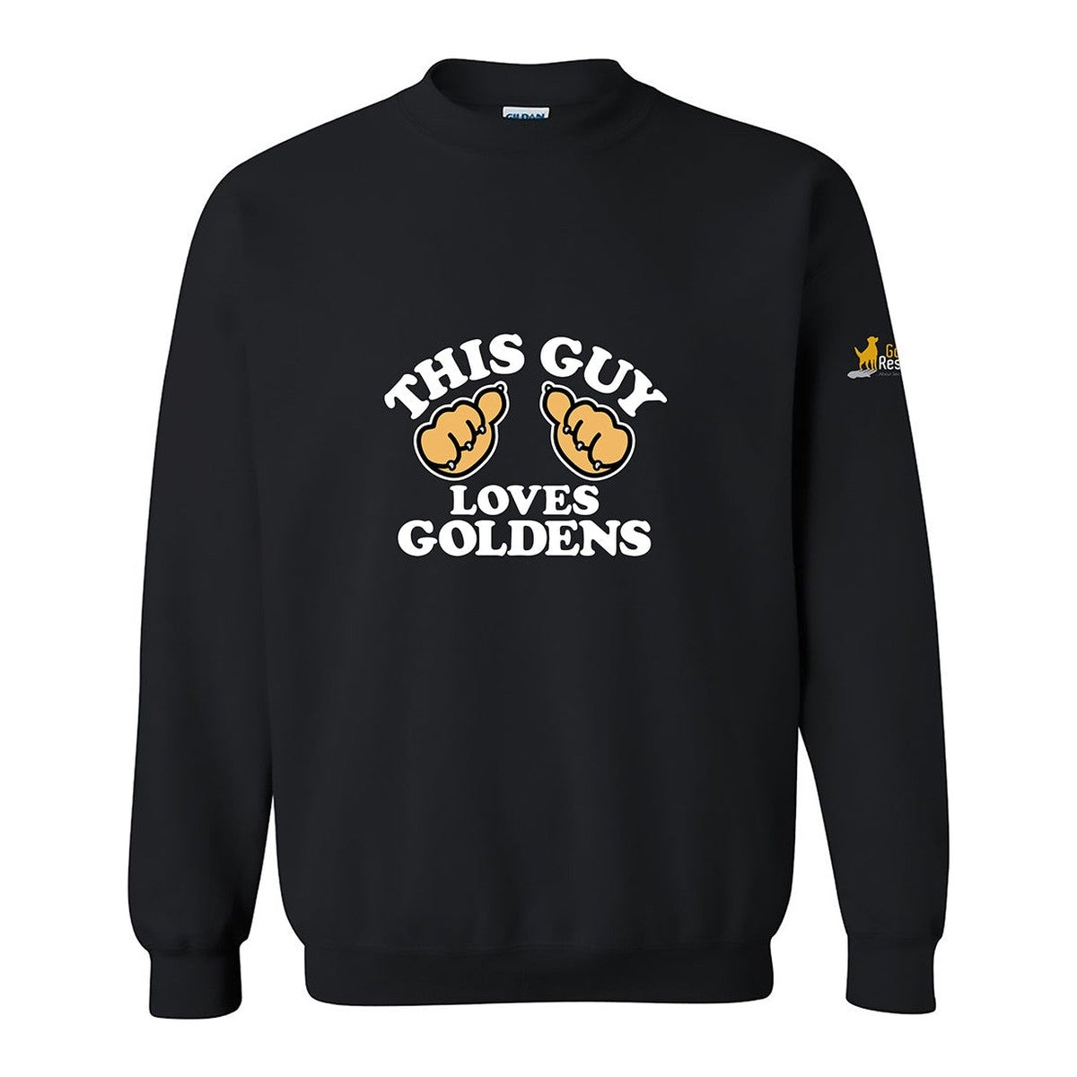 Sweatshirt, This Guy, Black, front
