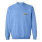 Sweatshirt, Dog Hair, Blue, front