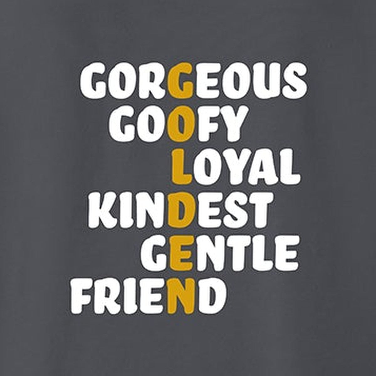 Sweatshirt, Golden, Grey, saying close-up