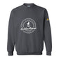 Sweatshirt, Golden Rescue Crest, Grey, front