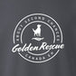 Sweatshirt, Golden Rescue Crest, Grey, saying close-up