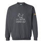 Sweatshirt, Life Happens, Grey, front