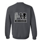 Sweatshirt, All You Need Is Love, Grey, back